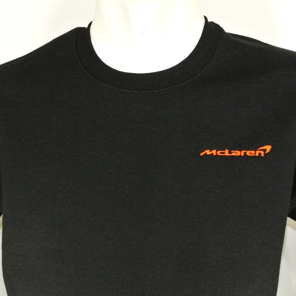 McLAREN Formula 1 F1 Indycar Team Racing Sweatshirt Black Size L NWT - Picture 3 of 11